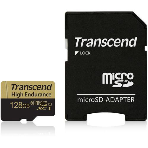 Transcend 128GB High Endurance microSDXC Memory Card