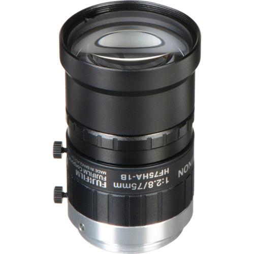 Fujinon HF75HA-1B 75 mm F2.8 Fixed Focal Lens with C-Mount and Locking Iris Focus for 2 3-Inch CCD, Industrial and Machine Vision Applications