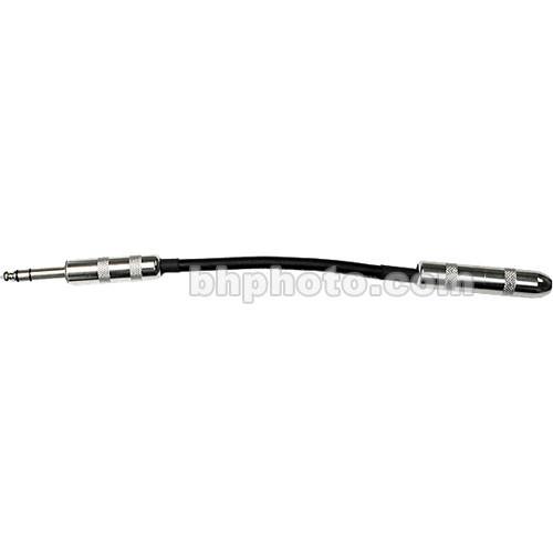 Hosa Technology 1 4" TRS Male to 1 4" TS Female Cable - 6"