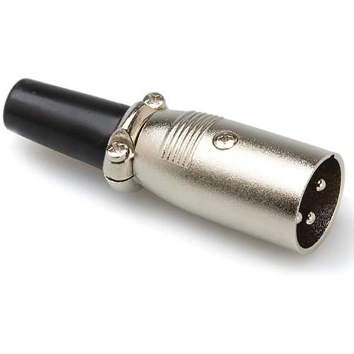 Hosa Technology XLM025 3-Pin Male XLR Plug with Clamped Strain Relief