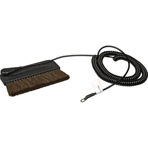 Kinetronics 101 Plastic Handle Anti-Static Wisk Brush - 4" with Grounding Cord