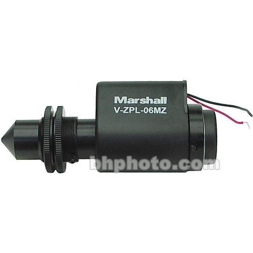 Marshall Electronics V-ZPL06MZ 4mm to 20mm f 2.5 Motorized Pinhole Lens, CS-Mount, for 1 3-Inch CCD