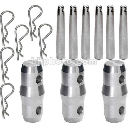 Milos M222 Trio Connection Set - includes: Conical Connectors, Pins, Safety Clips