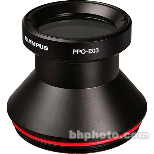 Olympus PPO-E03 Lens Port for Zuiko 50mm Macro Lens in the PT-E01 Housing