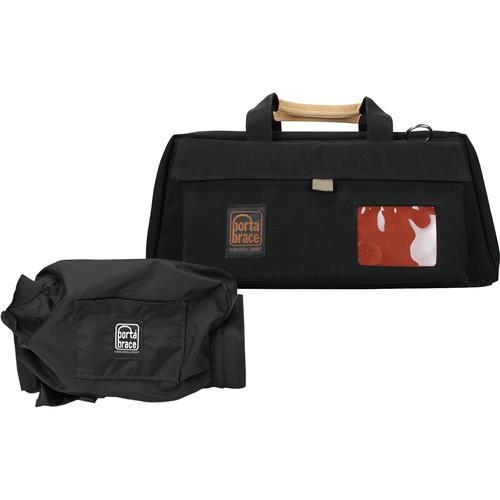 Porta Brace CS-DV3R Mini-DV Camcorder Case with Universal Cradle and QS-M2 Mini Quick Slick Rain Slicker - for Most Mini DV Camcorders