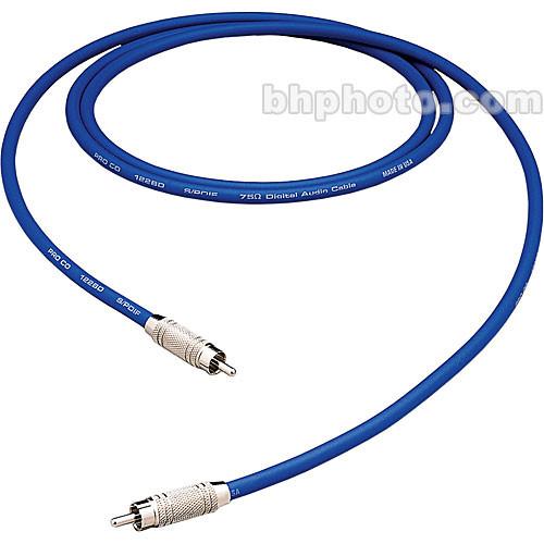 Pro Co Sound Digital S PDIF RCA Male to RCA Male Patch Cable - 10