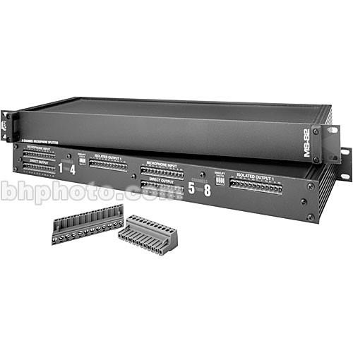 Pro Co Sound MS-82 - 8-Channel, 2-Way Microphone Splitter