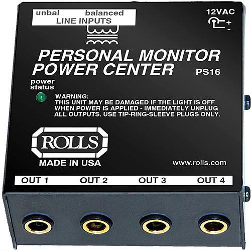 Rolls PS16 Personal Monitor Power Center, Rolls, PS16, Personal, Monitor, Power, Center