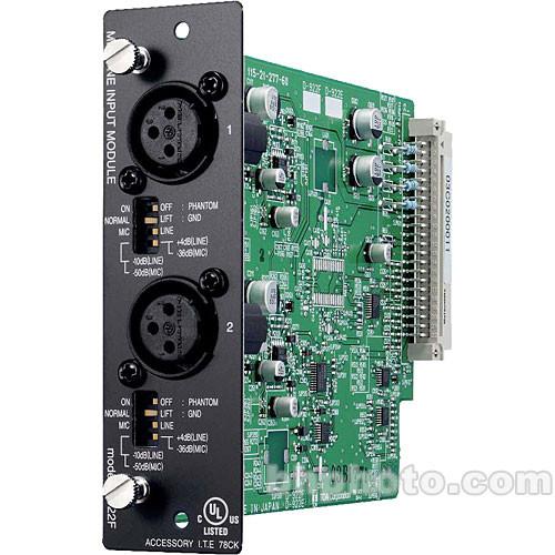 Toa Electronics D-922F - 2 x Mic Line 20-Bit Input Module for D-901 and DP-K1
