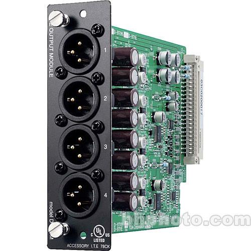 Toa Electronics D-971M - 4 x Balanced Line Output Module for D-901 and DP-K1