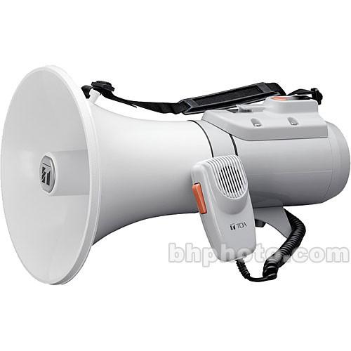 Toa Electronics ER-2215W 15W Shoulder-Held Megaphone with Whistle and Detachable Microphone