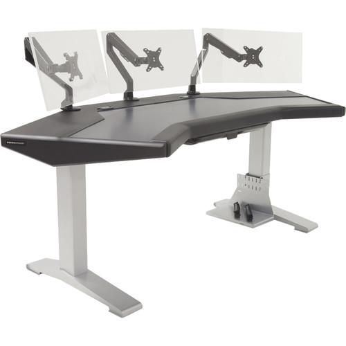 Argosy Halo.G Standard Ultimate XM Desk with Three Monitor Arms