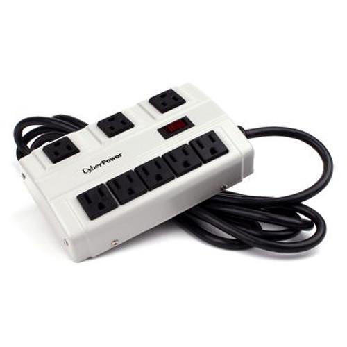 CyberPower Metal Surge Protector, 8-Outlet with 10