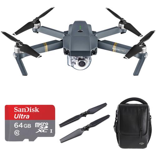 DJI Mavic Pro Bundle with Shoulder Bag and Accessories