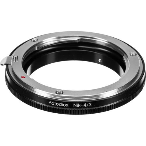 FotodioX Mount Adapter for Nikon F-Mount Lens to Olympus 4 3-Mount Camera
