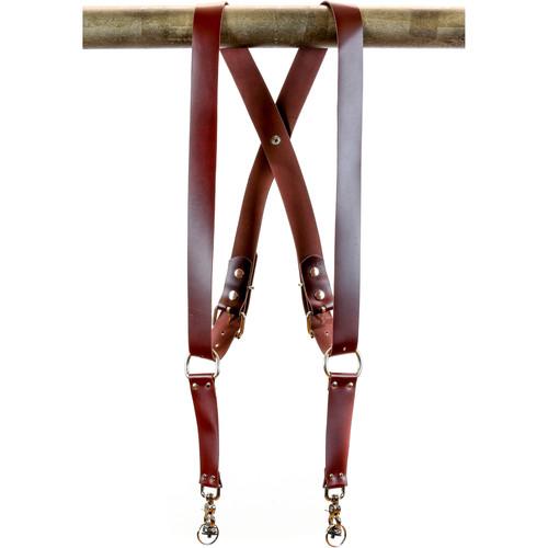 Funk Plus Latigo Leather Snap Back Harness with 1.5" Wide Straps