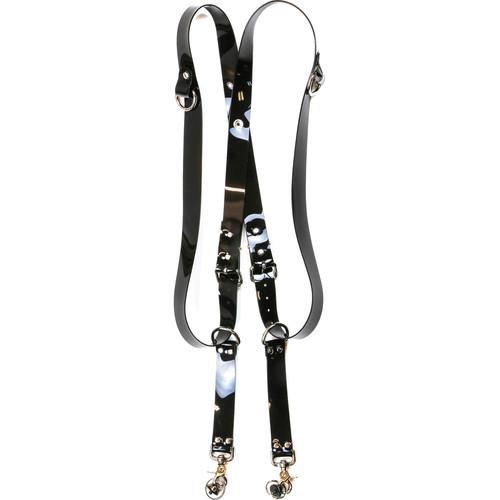Funk Plus PVC Vinyl Snap Back Harness with 1.25" Wide Straps and D-Rings