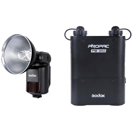Godox AD360 WITSTRO Portable Flash with PROPAC PB960 Power Pack Kit