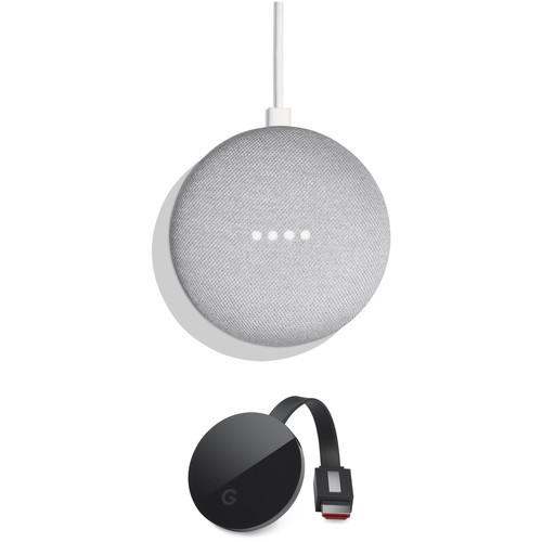 Google Home Mini and Chromecast Ultra Kit