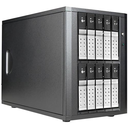 iStarUSA 10-Bay 3.5" SATA 6.0 Gb s eSATA-Port Multiplier Trayless JBOD Enclosure