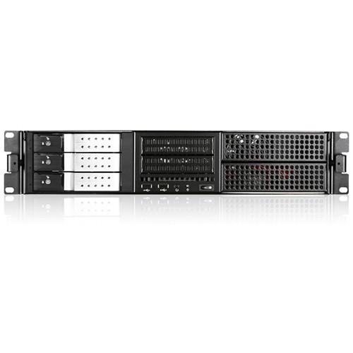 iStarUSA E-204L 2 RU E-ATX 4x 5.25" Bays Rackmount Chassis with BPN-DE230SS SAS SATA Trayless Hot-Swap Cage