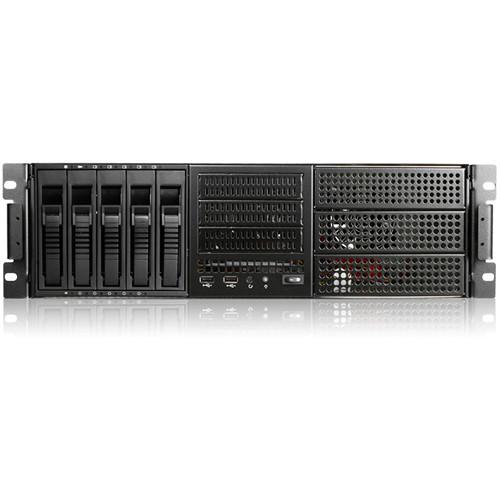 iStarUSA E-306L 3 RU E-ATX 6 x 5.25" Bays Rackmount Chassis with BPU-350SATA SAS SATA Hot-Swap Cage