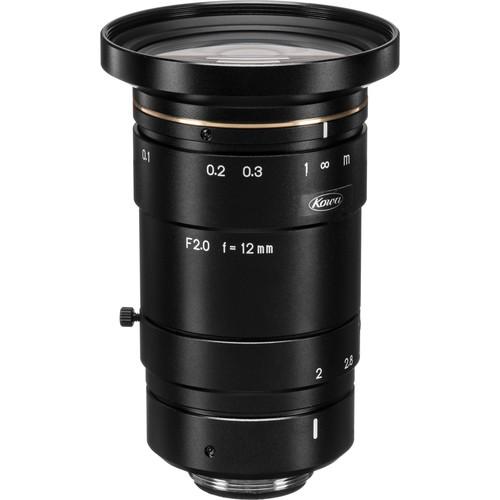Kowa C-Mount 12mm f 2.0-22 Fixed Aspherical Lens