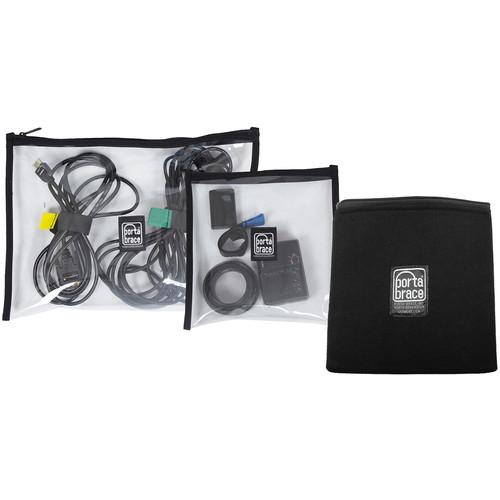 Porta Brace Two Clear Vinyl Accessory Pouches and CS-B9 Pouch Set