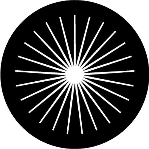 Rosco Radial 2 B W Rotating Glass Gobo