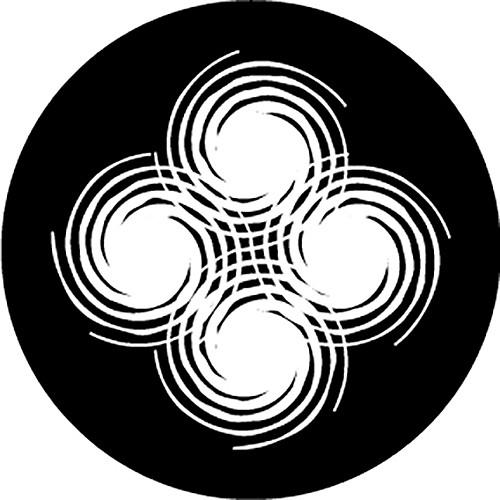 Rosco Spirals B W Breakup Glass Gobo