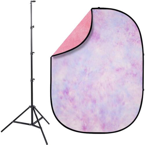 Studio Essentials Pop-Up Reversible Background Kit