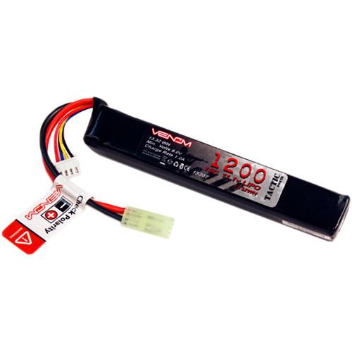 Venom Group 11.1V 1200mAh 15C LiPo Stick Battery for Airsoft with Mini Tamiya