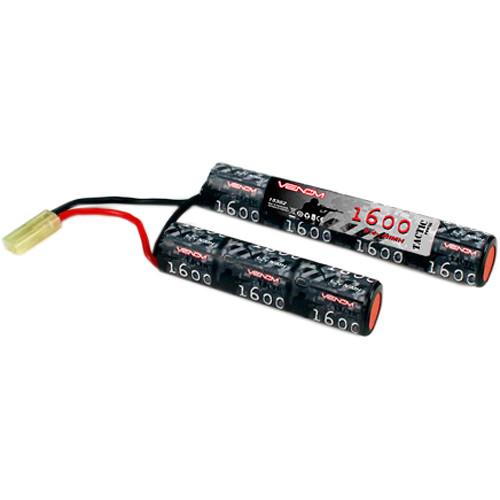 Venom Group 8.4V 1600mAh Butterfly NunChuck NiMH Battery for Airsoft AEG with Mini Tamiya