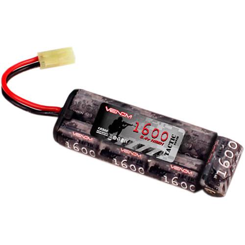 Venom Group Venom 8.4V 1600mAh 7-Cell Stick Flat NiMH Battery Pack for Airsoft with Mini Tamiya