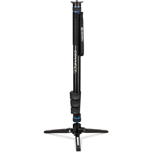 Benro #4 MCT48AF Monopod with Flip Locks and 3-Leg Base