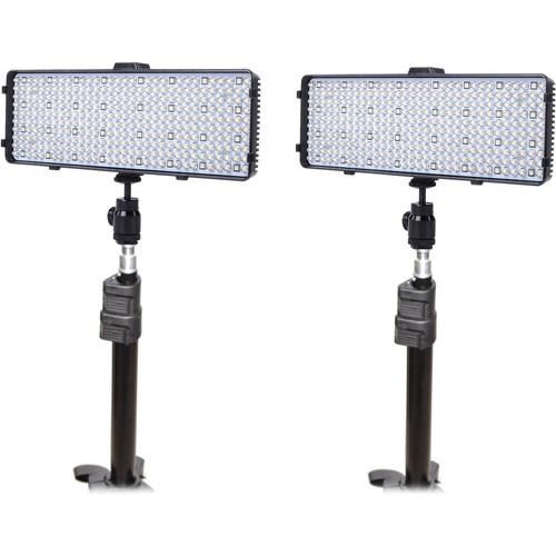 Bescor Chameleon RGB Bi-Color LED 2-Light Kit