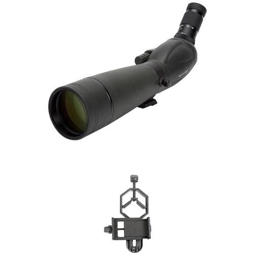 Celestron TrailSeeker 80 20-60x80 Spotting Scope and Smartphone Adapter Kit