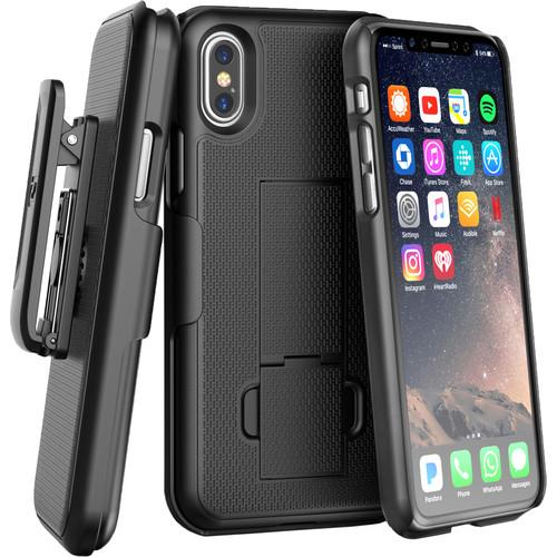 Encased DuraClip Series Slim Fit Case with Belt Clip Holster for iPhone XS Max