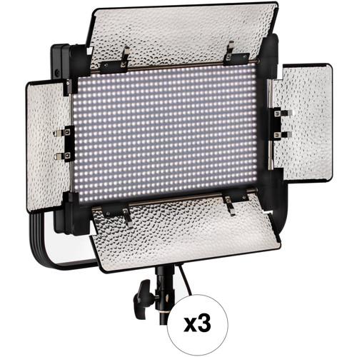 Genaray SpectroLED SP-S-800B Bi-Color Studio LED 3-Light Kit