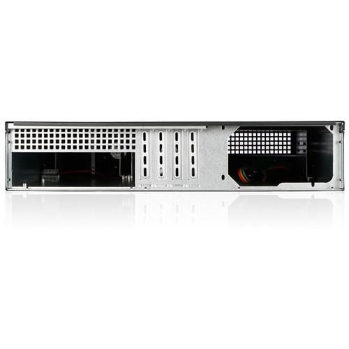 iStarUSA D-213-MATX 2 RU Compact Rackmount microATX Chassis with T-7M1-SATA-RED Mobile Rack