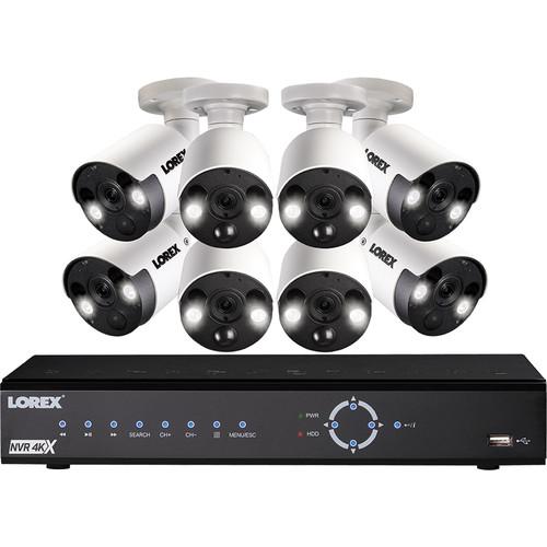 Lorex 8-Channel 4K UHD NVR with 2TB HDD & 8 4K Night Vision Bullet Cameras