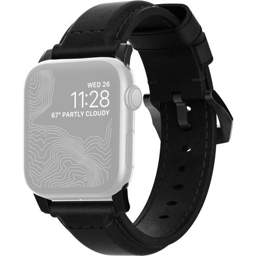 Nomad Traditional Leather Watch Strap for 42mm 44mm Apple Watch