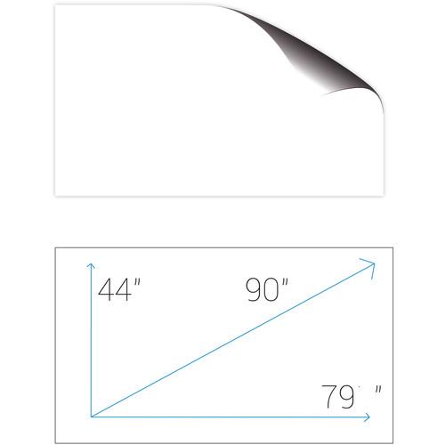 Screenline SA201HFR ScreenApp 112.5 x 200" Whiteboard Adhesive Film Screen