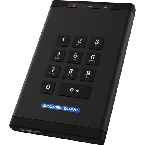 SecureData SecureDrive KP 5TB Encrypted HDD with Keypad Authentication