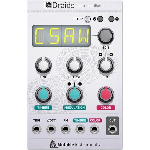 Softube Mutable Instruments Braids - Expansion Module for Modular Virtual Synthesizer