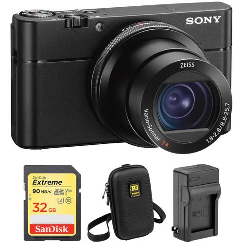 Sony Cyber-shot DSC-RX100 VA Digital Camera with Accessories Kit