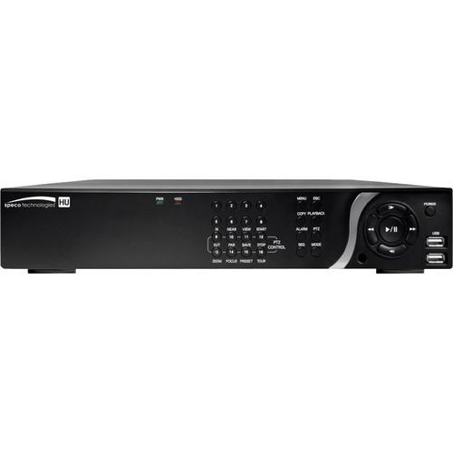 Speco Technologies D16HU 16-Channel 4K UHD HD-TVI Hybrid DVR with 12TB HDD