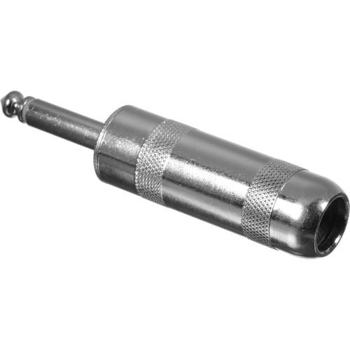 Switchcraft 1 4" Mono 2-Conductor Cable Mount Plug with Solder Lugs and Large 0.451" Hole