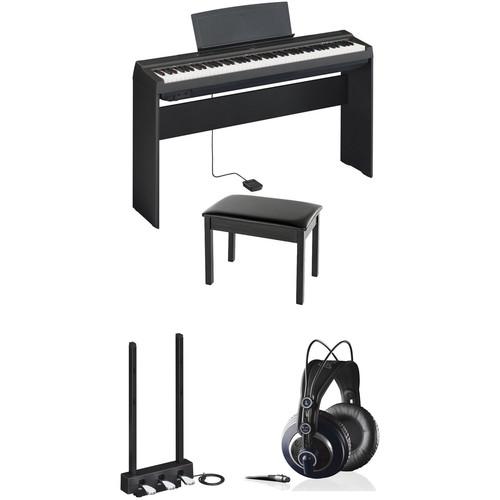 Yamaha P-125 Digital Piano Performance and Monitoring Kit
