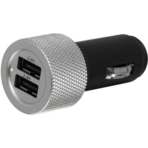 Bracketron Dual Turbo EZChargeBullet USB Dashboard Charger for Select Smartphones and Portable Devices